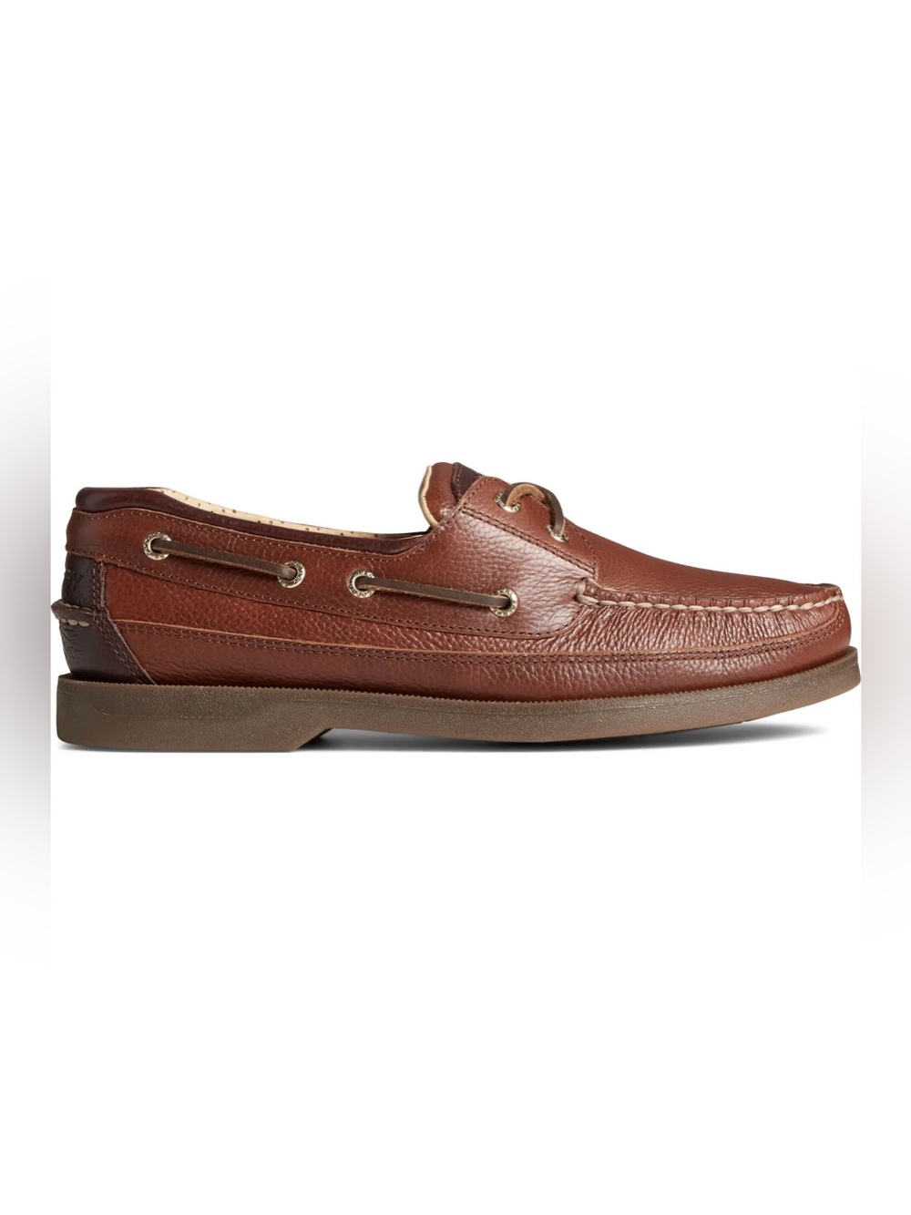 Sperry men’s Gold Cup Mako 2 Eye Boat shoe in brown • Sz 10.5